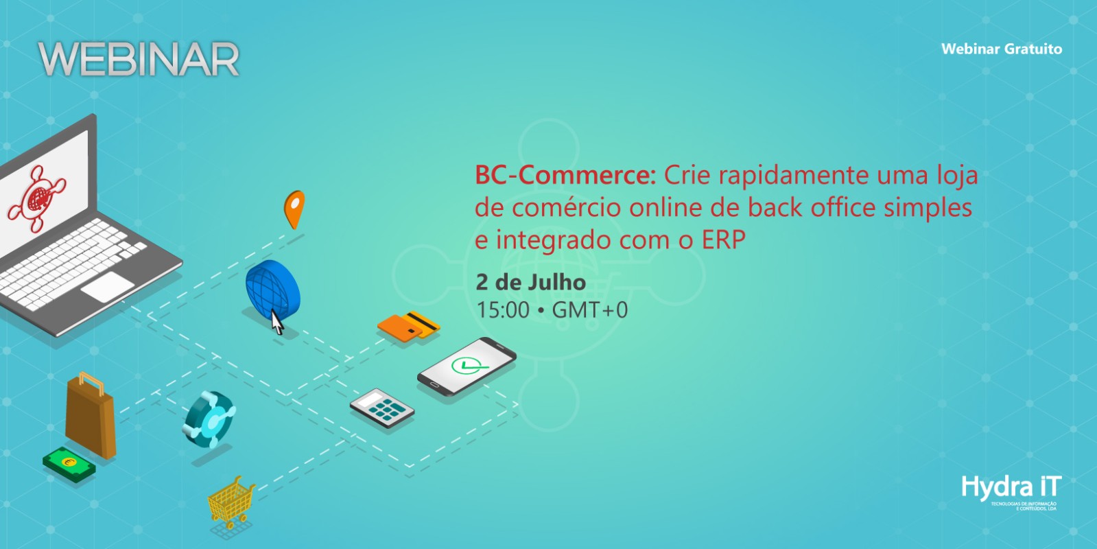 BC-Commerce: Crie rapidamente uma loja de comércio online integrado com o ERP