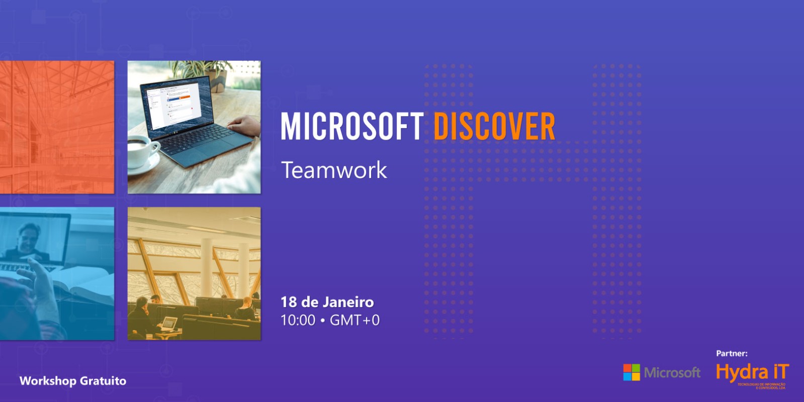 Microsoft Discover: Teamwork com Microsoft Teams 