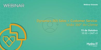 Dynamics 365 Sales + Customer Service: Visão 360° do Cliente